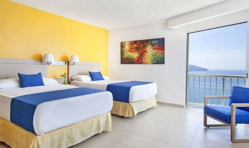 Habitación estándar vista al mar Hotel Calinda Beach Acapulco
